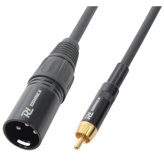 PD Connex PD Connex 1x XLR (m) - 1x RCA (m) audiokabel - 3 meter