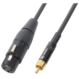 PD Connex PD Connex 1x XLR (v) - 1x RCA (m) audiokabel - 3 meter
