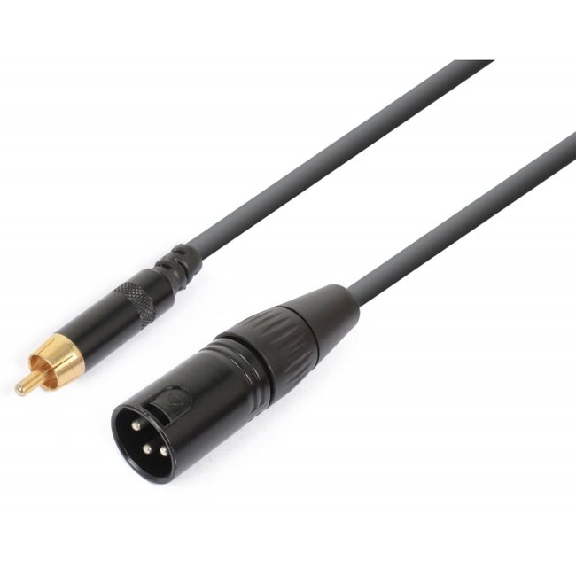 PD Connex XLR (m) - RCA (m) adapter - 0,15 meter