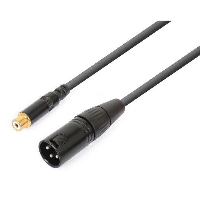 PD Connex XLR (m) - RCA (v) adapter - 0,15 meter