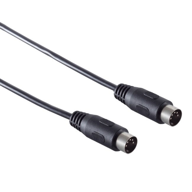DIN 5-pins audiokabel / zwart - 3 meter