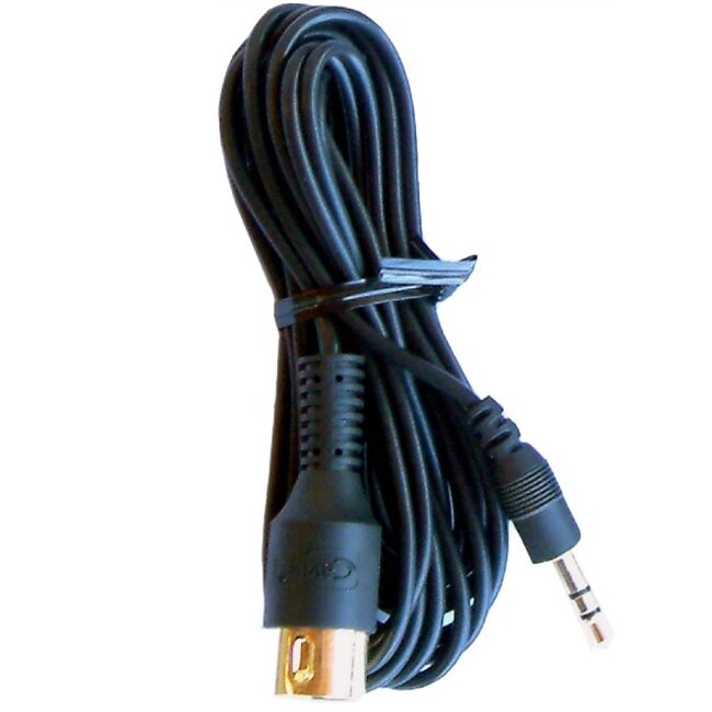 Cavus 5-pins DIN - 3,5mm Jack audiokabel voor B&O / zwart - 3 meter