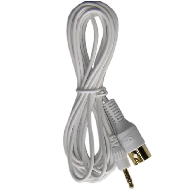 Cavus 5-pins DIN - 3,5mm Jack audiokabel voor B&O / wit - 3 meter