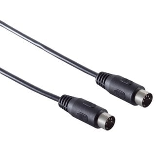 Electrovision DIN 5-pins MIDI / toetsenbord kabel / zwart - 3 meter