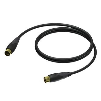 Procab Procab CAM400 DIN 5-pins MIDI kabel / zwart - 3 meter