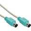 Mini DIN 6-pins PS/2 datakabel / beige/groen - 2 meter