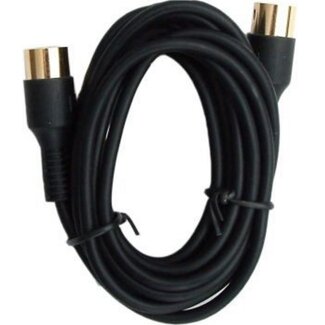 Cavus Cavus 8-pins DIN Powerlink PL8 kabel voor B&O / zwart - 0,50 meter