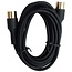 Cavus 8-pins DIN Powerlink PL8 kabel voor B&O / zwart - 3 meter