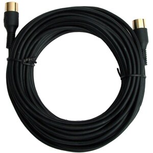 Cavus 8-pins DIN Powerlink PL8 kabel voor B&O / zwart - 10 meter