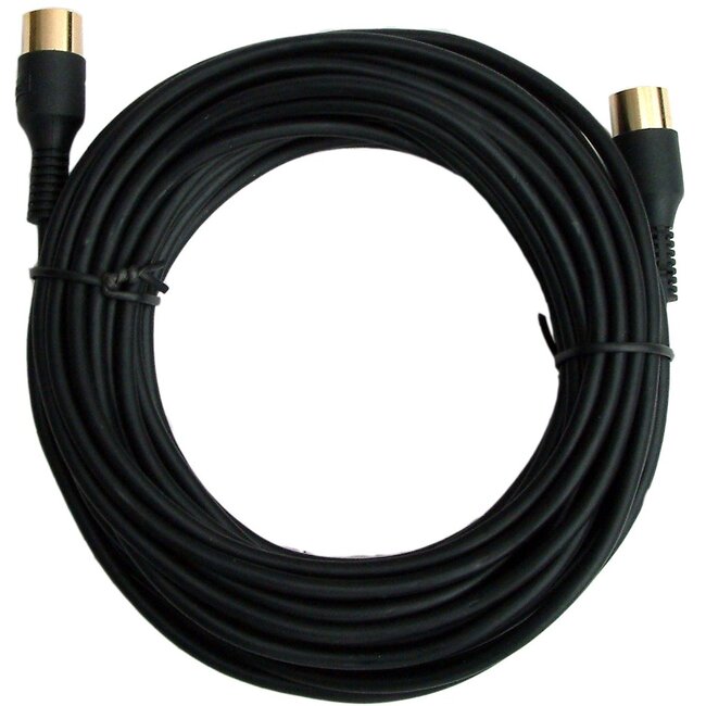Cavus 8-pins DIN Powerlink PL8 kabel voor B&O / zwart - 10 meter