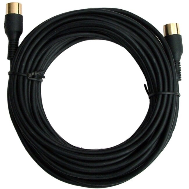 Cavus 8-pins DIN Powerlink PL8 kabel voor B&O / zwart - 20 meter