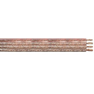 Transmedia Bi-wire luidspreker kabel (CU koper) - 4x 0,75mm² / transparant - 100 meter
