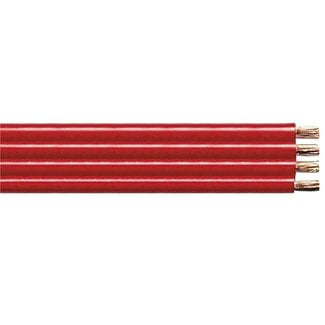 Transmedia Bi-wire luidspreker kabel (CU koper) - 4x 1,50mm² / rood - 100 meter