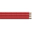 Bi-wire luidspreker kabel (CU koper) - 4x 1,50mm² / rood - 100 meter