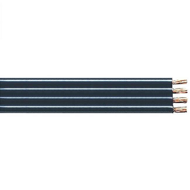 Bi-wire luidspreker kabel (CU koper) - 4x 1,50mm² / blauw - 100 meter