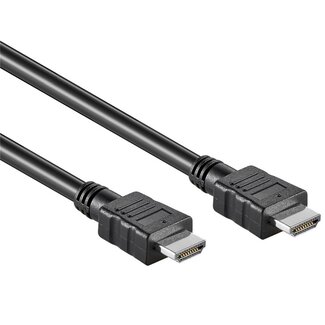S-Impuls HDMI kabel - versie 1.4 (4K 30Hz) - CCS aders / zwart - 0,75 meter