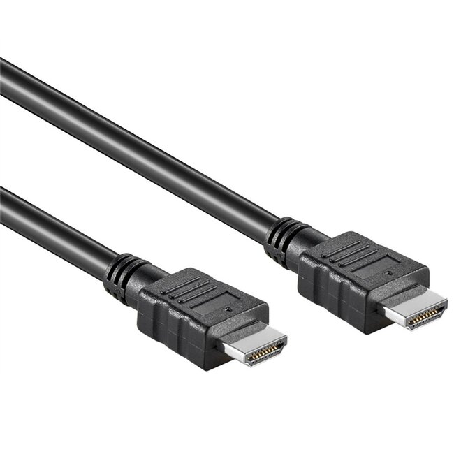 HDMI kabel - versie 1.4 (4K 30Hz) - CCS aders / zwart - 0,75 meter