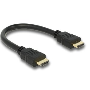 HDMI kabel extra kort - versie 1.4 (4K 30Hz) / zwart - 0,25 meter