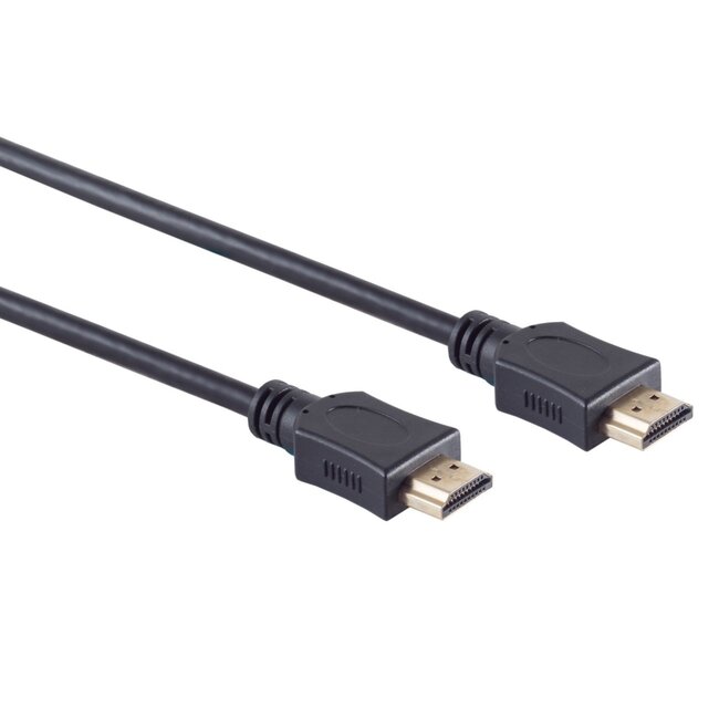 HDMI kabel - versie 1.4 (4K 30Hz) - CU koper aders / zwart - 15 meter