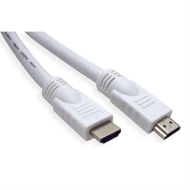 HDMI kabel - versie 1.4 (4K 30Hz) - CCS aders / wit - 7,5 meter
