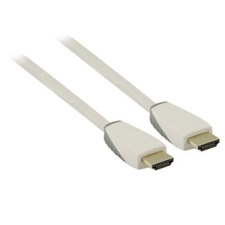 Bandridge Bandridge HDMI kabel - versie 1.4 (4K 30Hz) / wit - 1 meter