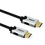 HDMI kabel - versie 2.1 (8K 60Hz + HDR) - metalen connectoren / zwart - 2 meter