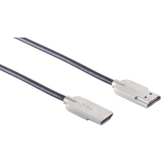 S-Impuls Ultradunne Premium HDMI kabel - versie 2.0 (4K 60Hz + HDR) / zwart - 1 meter