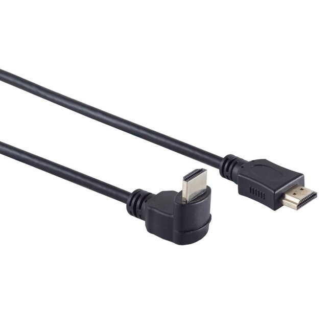 HDMI kabel - 90° haaks naar beneden - versie 1.4 (4K 30Hz) - 0,50 meter