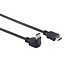 HDMI kabel - 90° haaks naar beneden - versie 1.4 (4K 30Hz) - 1 meter