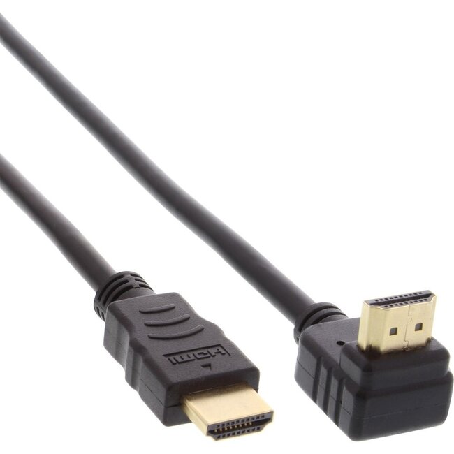 HDMI kabel - 90° haaks naar boven - versie 1.4 (4K 30Hz) - 15 meter