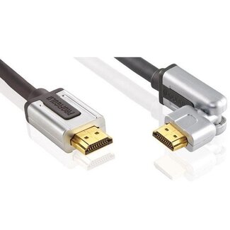 Profigold Profigold HDMI kabel met 360° roteerbare connectoren - versie 1.4 (4K 30Hz) - 1 meter