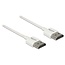 Dunne Premium HDMI kabel - versie 2.0 (4K 60Hz) / wit - 0,25 meter