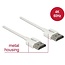 Dunne Premium HDMI kabel - versie 2.0 (4K 60Hz) / wit - 0,50 meter