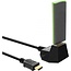 HDMI verlengkabel met stand versie 2.0 (4K 60Hz HDR) / zwart - 1 meter