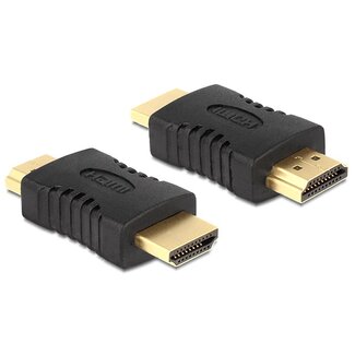 DeLOCK HDMI (m) - HDMI (m) koppelstuk versie 1.4 (4K 30Hz) / zwart