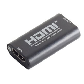 S-Impuls HDMI repeater - versie 2.0 (4K 60Hz HDR) - 10m in / 5m uit
