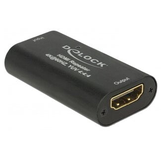 DeLOCK HDMI repeater - versie 2.0 (4K 60Hz HDR) - 20m in / 10m uit