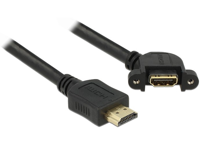HDMI - HDMI | Adapter | 1 meter | HDMI 1.4 High Speed With Ethernet | DeLOCK