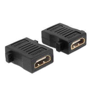 DeLOCK HDMI (v) - HDMI (v) koppelstuk / inbouw - versie 1.4 (4K 30Hz)