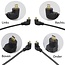 Micro HDMI - HDMI kabel - 90° haaks naar links - versie 1.4 (4K 30Hz) - 1,5 meter