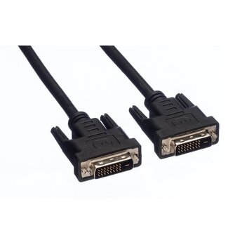 Transmedia DVI-D Dual Link monitor kabel / zwart - 10 meter