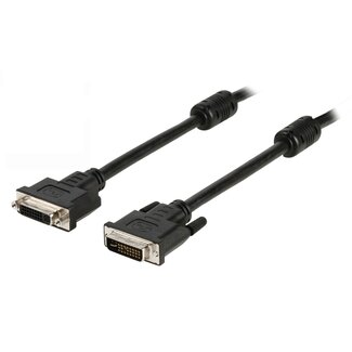 DeLOCK DVI-I Dual Link monitor verlengkabel / zwart - 1 meter