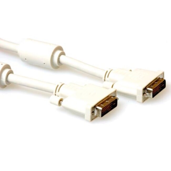 ACT Premium DVI-D Dual Link kabel / RF-Block - UL gecertificeerd - 10 meter