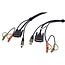 Aten 2L-7D02UD DVI-D Dual Link KVM kabel met audio en USB - 1,8 meter