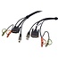 Aten 2L-7D03UI DVI-I Single Link KVM kabel met audio en USB - 3 meter