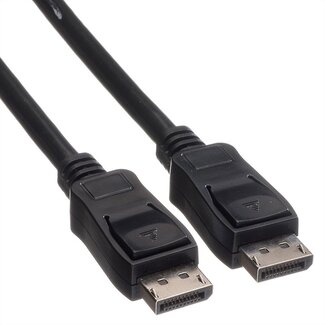 Goobay DisplayPort kabel - versie 1.2 (4K 60Hz) / zwart - 1 meter