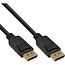 Premium DisplayPort kabel - versie 1.2 (4K 60Hz) / zwart - 0,30 meter