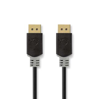 Nedis Nedis DisplayPort kabel - DP1.4 (5K/8K 60Hz) / zwart - 2 meter
