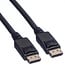 DisplayPort kabel - versie 1.2 (4K 60Hz) - halogeenvrij (LSZH) en UL gecertificeerd / zwart - 7,5 meter