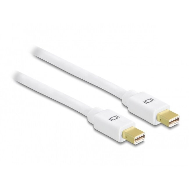Mini DisplayPort kabel - versie 1.2 (4K 60 Hz) / wit - 0,50 meter